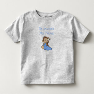 Camiseta De Bebé El pequeño mono de la abuela