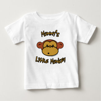 Camiseta De Bebé El pequeño mono de la mamá