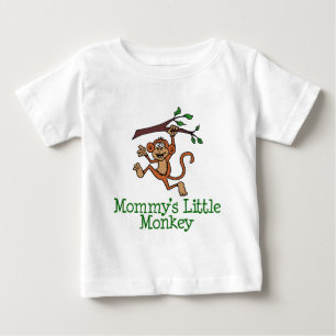 Camiseta De Bebé El pequeño mono de mamá