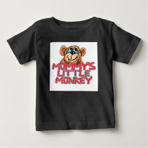 Camiseta De Bebé El pequeño mono de mamá