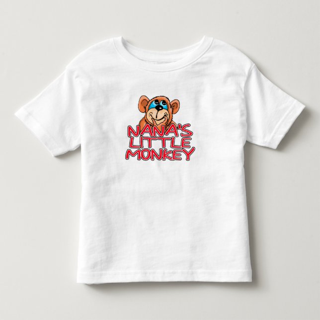 Camiseta De Bebé El pequeño mono de Nana (Anverso)