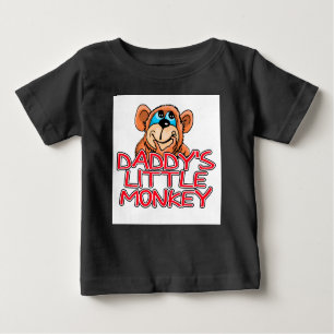 Camiseta De Bebé El pequeño mono de papá