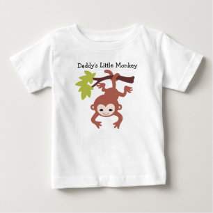 Camiseta De Bebé El pequeño mono de papá