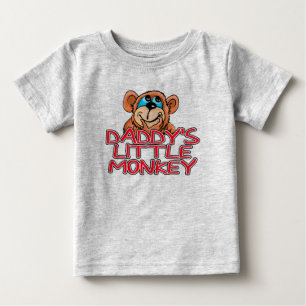 Camiseta De Bebé El pequeño mono de papá