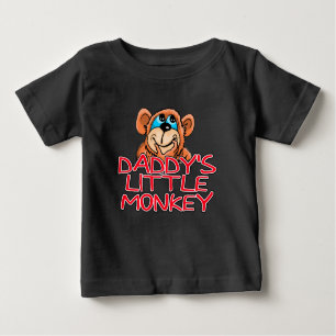 Camiseta De Bebé El pequeño mono del papá