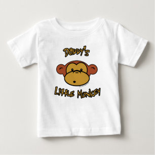 Camiseta De Bebé El pequeño mono del papá