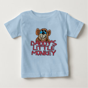 Camiseta De Bebé El pequeño mono del papá