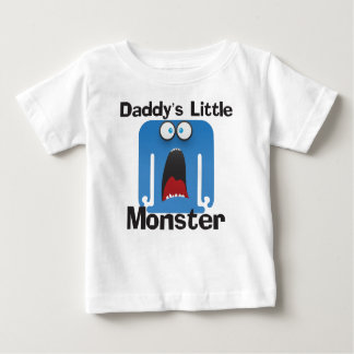 Camiseta De Bebé El pequeño monstruo azul de papá