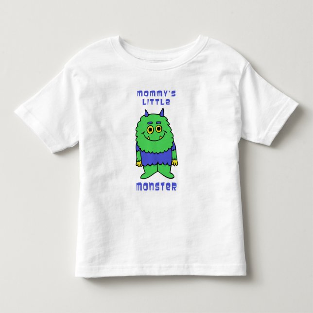 Camiseta De Bebé El pequeño monstruo de mamá (Anverso)