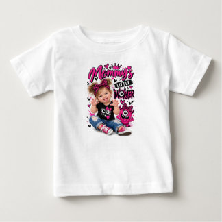 Camiseta De Bebé El pequeño monstruo de mamá – Lindo y descarado