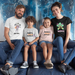 Camiseta De Bebé El pequeño monstruo de papi adoraba Halloween