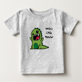 Camiseta De Bebé El pequeño monstruo del tío