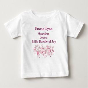 Camiseta De Bebé El pequeño paquete de alegría de la abuela de Arts