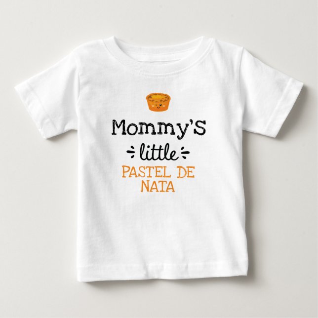 Camiseta De Bebé El pequeño Pastel de Nata (Anverso)