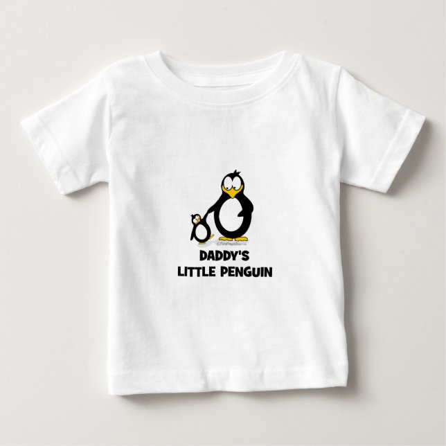 Camiseta De Bebé El pequeño pingüino del papá (Anverso)