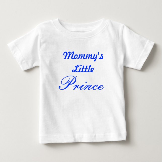Camiseta De Bebé El pequeño príncipe de mamá (Anverso)