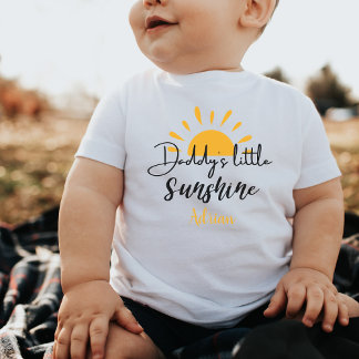 Camiseta De Bebé El pequeño regalo divertido de Personalizado de pa