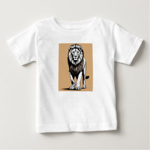 Camiseta De Bebé El pequeño rey de la selva