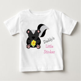 Camiseta De Bebé El pequeño rosado de Stinker de papi