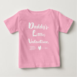 Camiseta De Bebé El pequeño San Valentín de papá, niño pequeño 