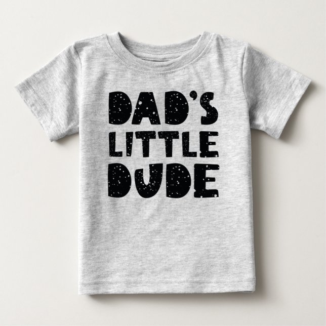 Camiseta De Bebé El pequeño tipo de papá (Anverso)