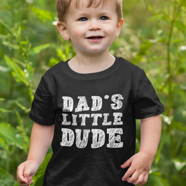 Camiseta De Bebé El pequeño tipo de papá (Subido por el creador)
