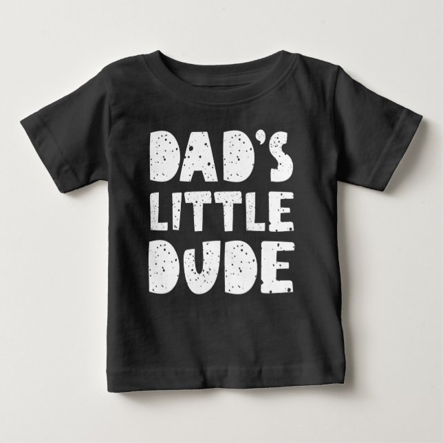 Camiseta De Bebé El pequeño tipo de papá (Anverso)