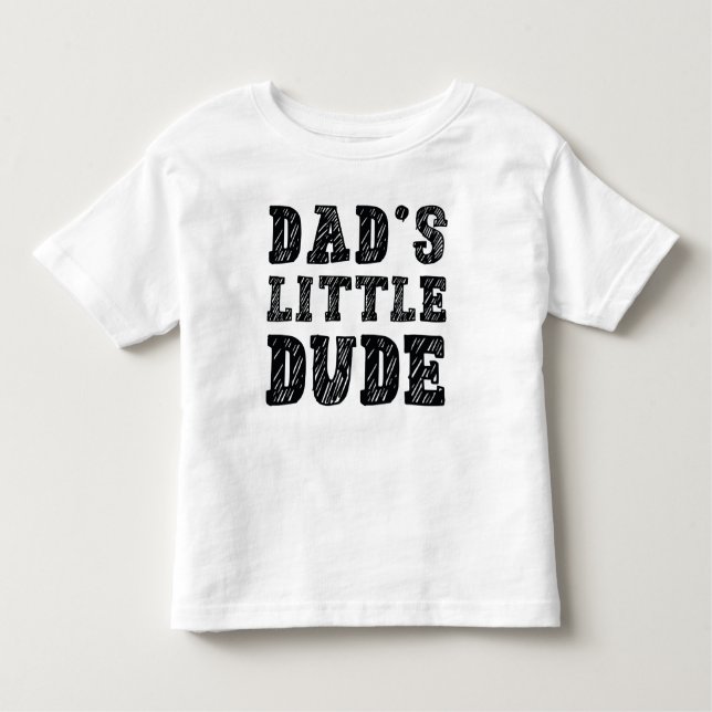 Camiseta De Bebé El pequeño tipo de papá (Anverso)