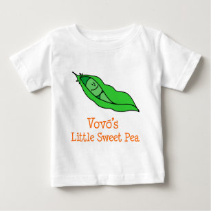 Camiseta De Bebé El pequeño y dulce guisante de Vovo