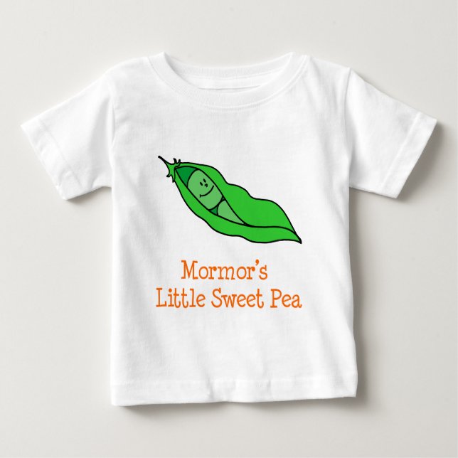 Camiseta De Bebé El pequeño y dulce pastelito de Mormor (Anverso)
