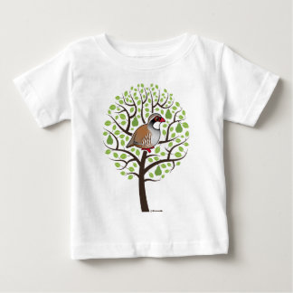 Camiseta De Bebé El perdiz en un árbol perverso