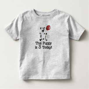 Camiseta De Bebé El perrito es el cumpleaños 3