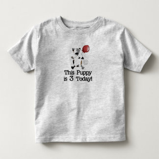 Camiseta De Bebé El perrito es el cumpleaños 3