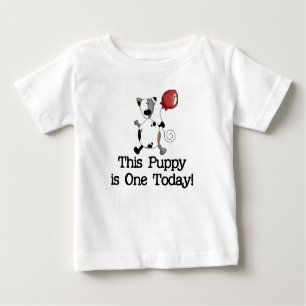 Camiseta De Bebé El perrito es un cumpleaños