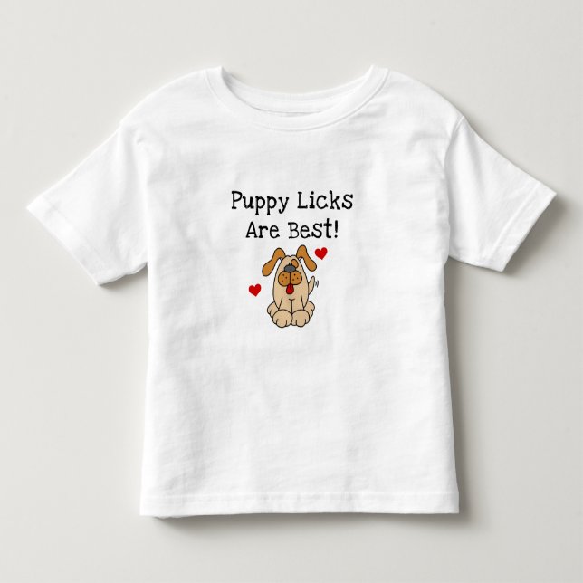 Camiseta De Bebé El perrito Licks es el mejor (Anverso)