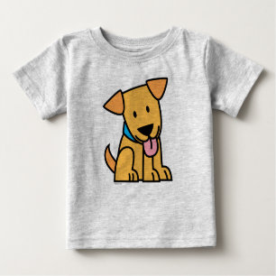 Camiseta De Bebé El perro de perrito del labrador retriever sienta