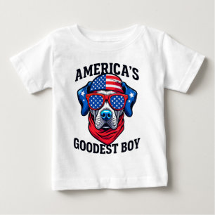 Camiseta De Bebé El perro más bueno de América