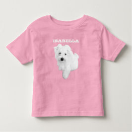 Camiseta De Bebé El perro pimienta maltés más lindo