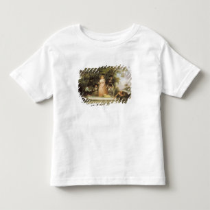 Camiseta De Bebé El pescar con caña del fiesta (aceite en lona)