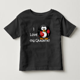 Camiseta De Bebé ¡El pingüino adorable declara que "amo mi