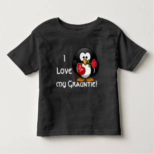 Camiseta De Bebé ¡El pingüino adorable declara que "amo mi
