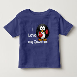 Camiseta De Bebé ¡El pingüino adorable declara que "amo mi