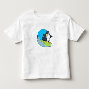 Camiseta De Bebé El pingüino como snowboard con Sonowboard.PNG