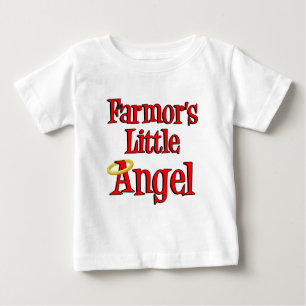 Camiseta De Bebé El poco ángel de Farmor
