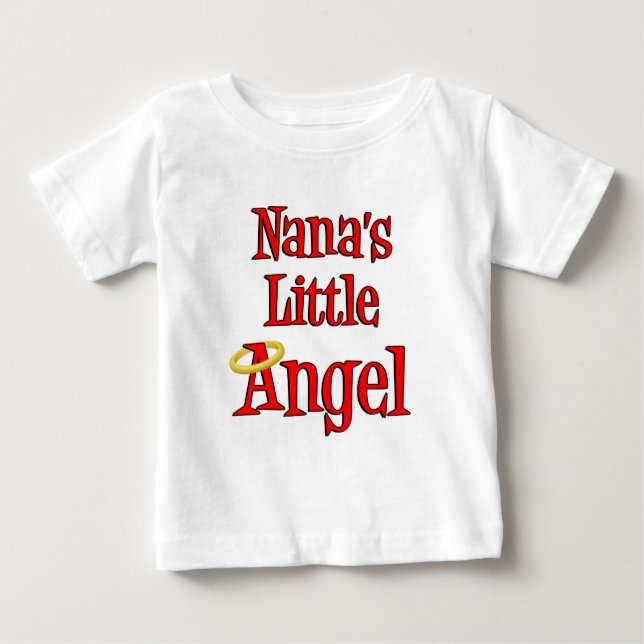 Camiseta De Bebé El poco ángel de Nana (Anverso)