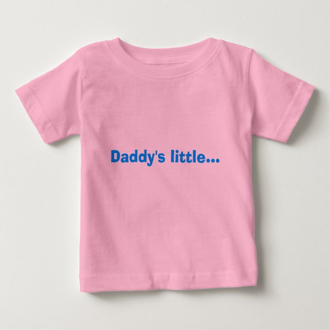 Camiseta De Bebé El poco del papá… (Anverso)