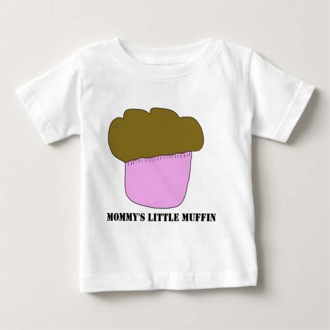 Camiseta De Bebé El poco mollete de la mamá (Anverso)