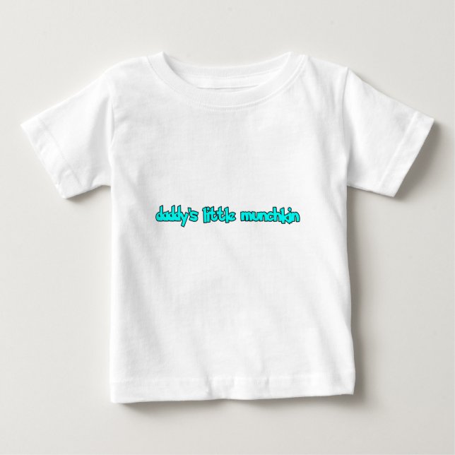 Camiseta De Bebé el poco munchkin del papá (Anverso)