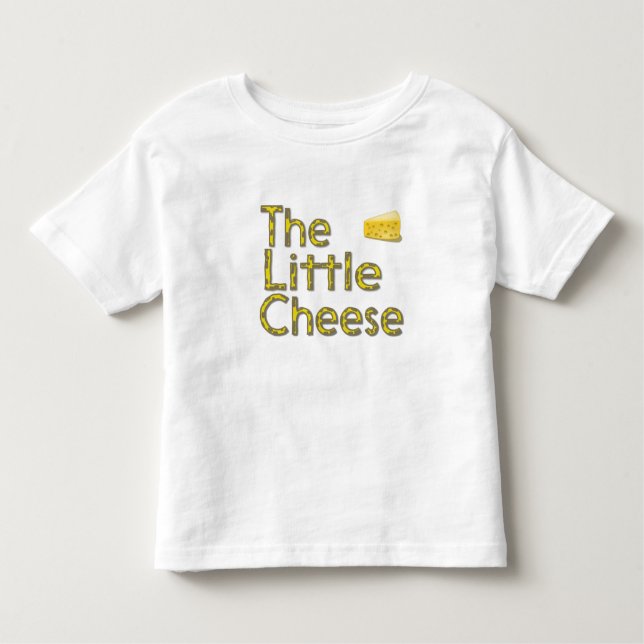 Camiseta De Bebé El poco queso (Anverso)