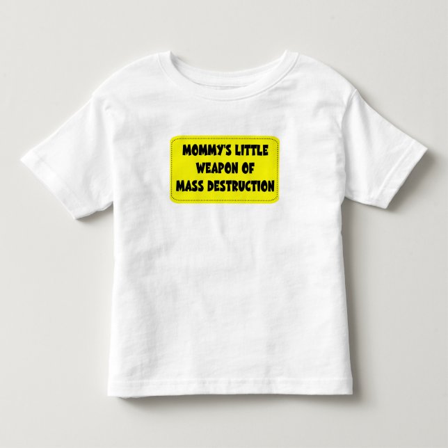 Camiseta De Bebé El poco WOMD de la mamá (Anverso)